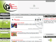 Tablet Screenshot of centre-charente.fr